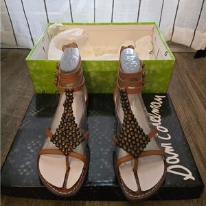 Sam Edelman Tan Strappy Sandals